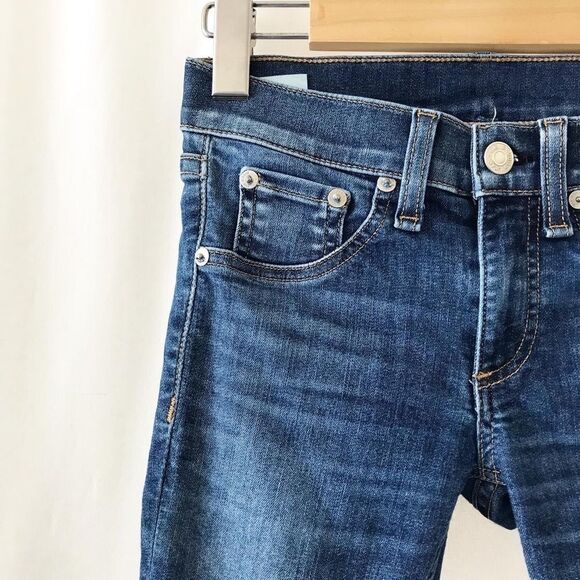 Rag & Bone whiskered Capri Skinny Jeans Size 24 - Picture 4 of 13